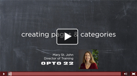 groov Workshop video on Pages and Categories