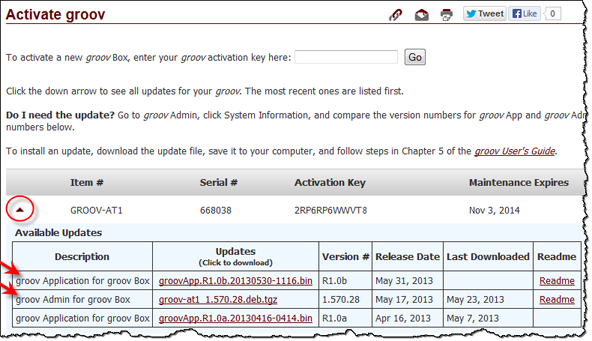 groov updates