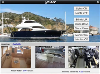 groov HMI for a boat