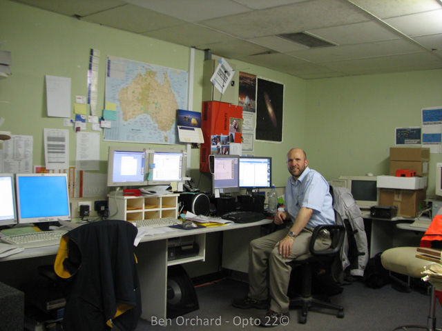 ben in his old office in the basement of the hospital