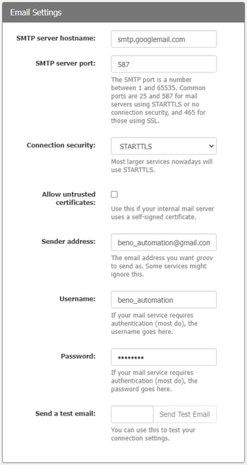 EmailSettings