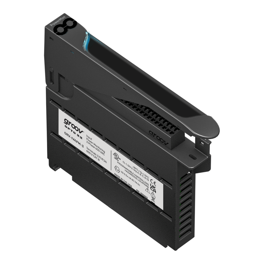 Groov Epic Module Two new groov EPIC I/O modules for power monitoring and universal I/O