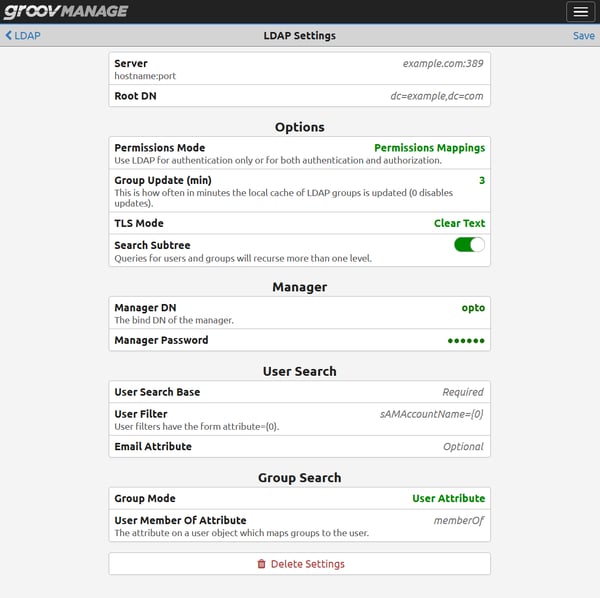 groov EPIC 3.0 with LDAP