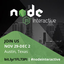 node.js Interactive logo