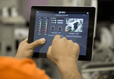 groov operator interface on a tablet