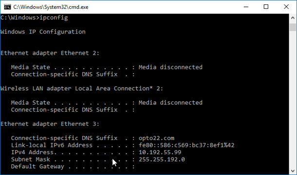 Troubleshoot industrial Ethernet network with Windows command line-1.png