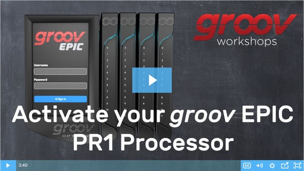 Video - Activate groov EPIC PR1 controller