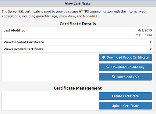 View Certificate