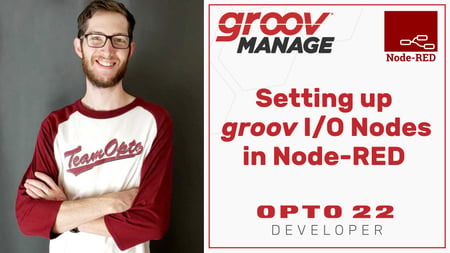 Setting up groov I/O nodes in Node-RED