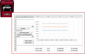 Excel spreadsheet using groov Data Stores API