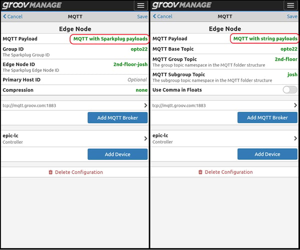 Screen comparison