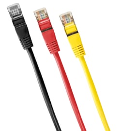 Use different colored cables to designate which OT or IT assets the cable works with