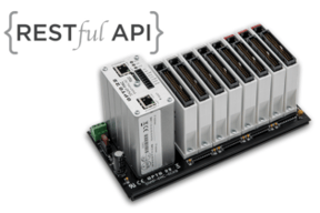 SNAP PAC rack-mounted controller with edge computing and RESTful API