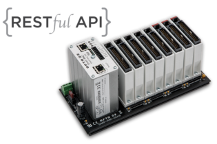 Opto 22 SNAP PAC industrial controller with a RESTful API