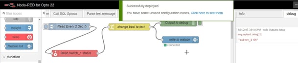 Node-RED on groov enabled rapid edge computing application development